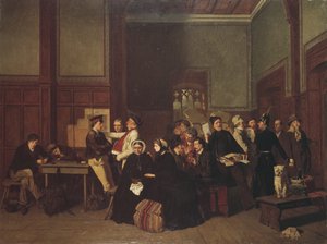 Derde Klasse Wachtkamer II door Carl Hendrik d Unker
