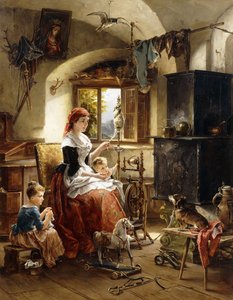 Het middelpunt van de aandacht door Carl Herpfer