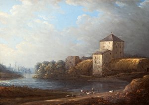 Kasteel Nyköping door Carl Johan Fahlcrantz