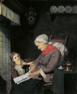Op bezoek bij oma