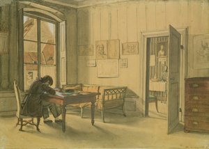Erwin Speckter in zijn Huis in München