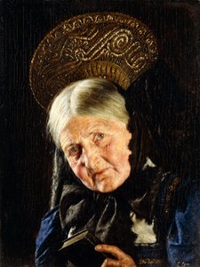 Een vrouw met een boek