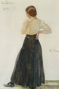 Brita, 1910 door Carl Larsson