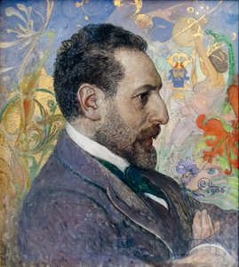 Portret van Oskar Levertin