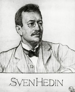 Portret van Sven Anders Hedin door Carl Larsson