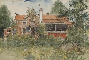 Het Huisje, uit de serie Een Huis, c.1895 door Carl Larsson