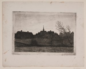 Hornbæk Kerk, Zomeravond door Carl Locher