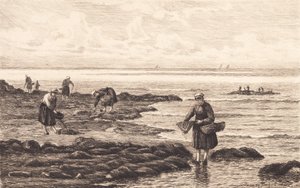 Garnalenvissers in Bretagne