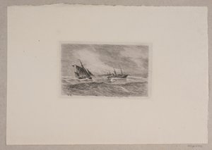Storm in de Noordzee. Arcturus krijgt een loods