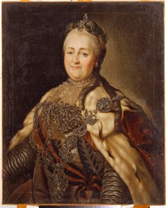 Portret van keizerin Catharina II door Carl Ludwig Christinek