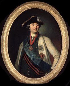 Portret van graaf Alexei Grigorievitch Orlov door Carl Ludwig Christinek