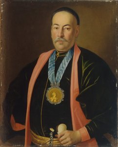 Portret van Stepan Danilovich Yefremov, Ataman van de Don Kozakken