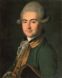 Portret van de toneelschrijver Alexander Andreyevich Volkov