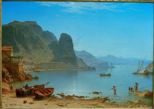 C. Morgenstern, Terracina met visrots