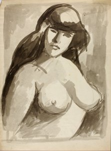 Naakte Vrouwelijke Torso door Carl Newman