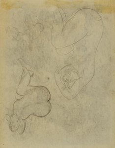 Twee vrouwelijke figuurstudies door Carl Newman