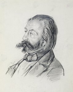 Portret van de Dembriste (of Decabriste) door Carl Peter Mazer