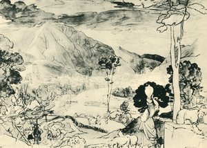 Uitzicht vanaf Trento, 1815, 1943 door Carl Philipp Fohr