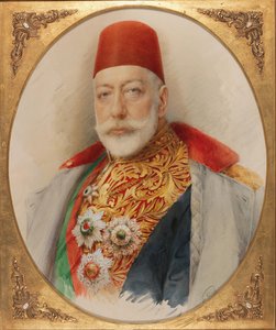 Portret van Mehmed V 1844-1918, Sultan en Kalief van het Ottomaanse Rijk
