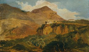 Zuidelijk Berglandschap door Carl Rahl