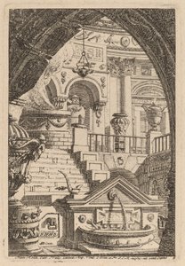 Fantasie van een Antieke Tempel