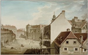 De Freyung in Wenen door Carl Schütz