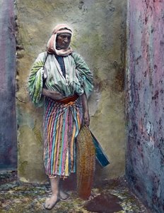 Marokko, Marokkaanse vrouw, beelddatum: circa 1910. Carl Simon Archief