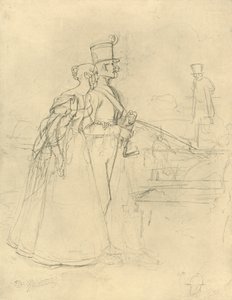 Die Begegnung, midden-late 19e eeuw, ca 1924