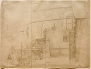 Tegeloven in Boerenkamer