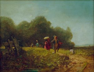 Zondagse wandeling door Carl Spitzweg