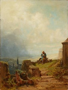 De Veteraan door Carl Spitzweg
