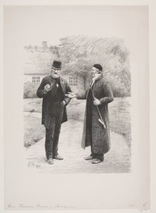De Priester en de Schoolmeester door Carl Thomsen
