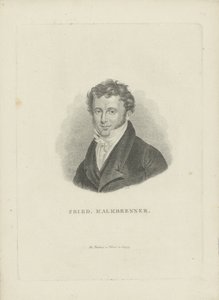 Portret van de componist Friedrich Kalkbrenner 1785-1849, ca. 1821