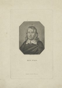 Portret van de dichter John Milton