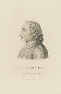 Portret van de violist en componist Giuseppe Tartini 1692-1770, 1815