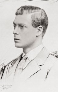 Prins Edward, toekomstige Edward VIII, later Hertog van Windsor