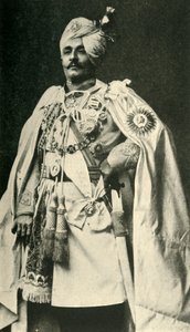 Sir Pertab Singh, laat 19e eeuw, ca. 1920 door Carl Vandyk