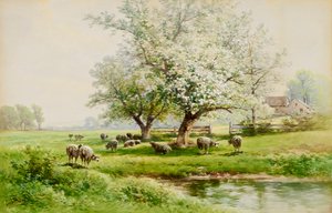 Pastoraal landschap, eind 19e-begin 20e eeuw