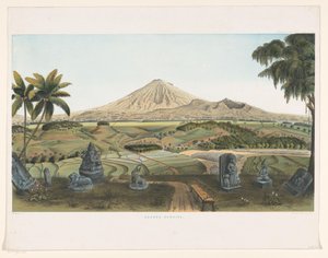 Vulkaan Sumbing te Java door Carl Wilhelm Mieling (possibly)