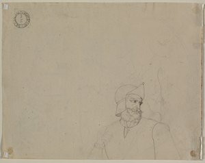 Soldaat in een landschap, tweede kwart 19e eeuw door Carl Wilhelm Tischbein