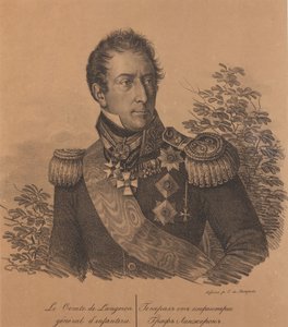 Portret van graaf Alexandre Andrault de Langeron 1763-1831, 1820