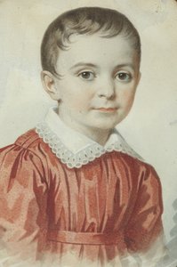 Portret van Eugenia Kochubey als kind, 1849