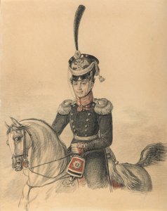 Portret van Nikolay Alexandrovich Islenyev 1785-1851, Eind 1810s