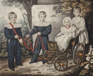 Portret van de Talyzin-kinderen, vroege jaren 1830