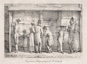 Delpech Lithografische Drukkerij door Carle Vernet