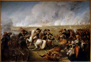 Keizer Napoleon I bij de slag van Wagram op 5/07/1809