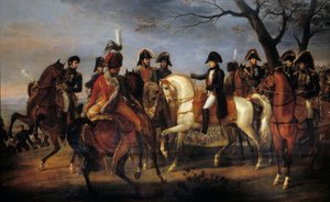 Napoleon gaf het bevel voor de Slag bij Austerlitz op 2 december door Carle Vernet