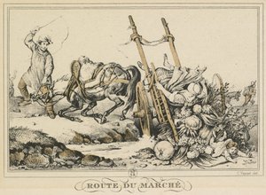 Scènes uit het Dagelijks Leven, Wegen en Paden: Weg naar de Markt, 1819