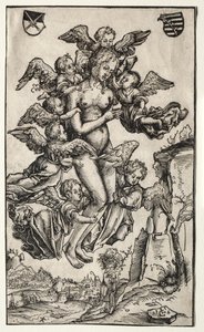 De Extase van St. Maria Magdalena door Carle Vernet