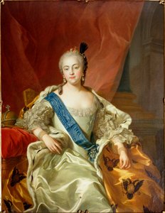 Portret van keizerin Elisabeth Petrovna, 1760